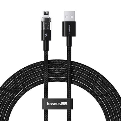 Obrázok: Baseus kábel USB - Lightning, 2,4A, 2 m (čierny)