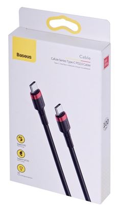Obrázok: Baseus kábel USB typu C - USB typu C, QC3.0, 60W, 1m, black