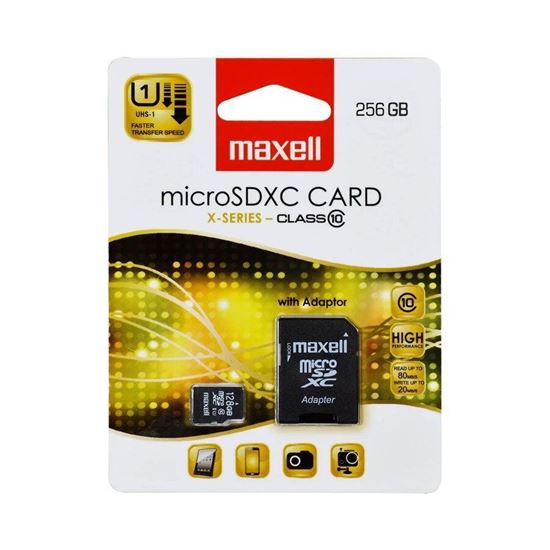 Obrázok z Maxell Micro SDXC 256GB +adaptér
