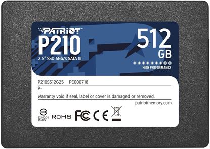 Obrázok: Patriot  SSD P210 512GB SATA3 2,5"