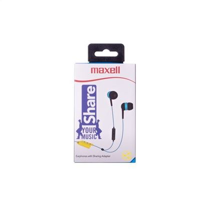 Obrázok: Maxell slúchadlá EB SHARE blue