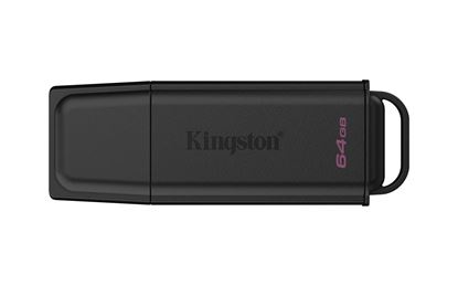 Obrázok: KINGSTON 64GB Portable USB 3.2 Gen 1 DataTraveler Exodia Black