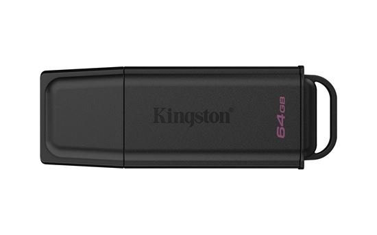 Obrázok z KINGSTON 64GB Portable USB 3.2 Gen 1 DataTraveler Exodia Black