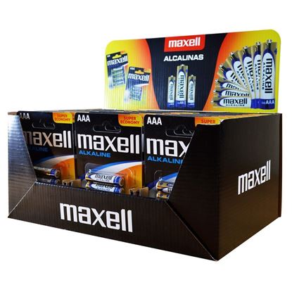 Obrázok: Maxell batéria Alkaline LR03/AAA blister4 (30 blistrových balení/120 ks)