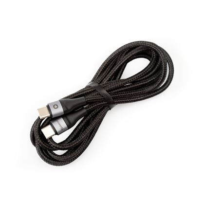 Obrázok: 	

PLATINET SMARTPHONE CABLE TYPE C TO TYPE C 2.1A 42W 2M  BLACK BRAIDED