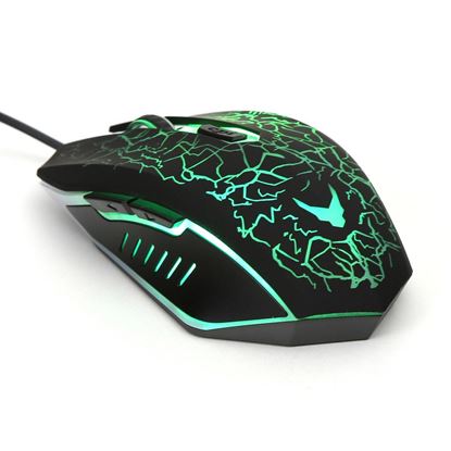 Obrázok: Myš káblová VARR GAMING 800/1200/1600/2400 DPI LED Black