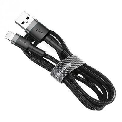 Obrázok: Baseus kábel USB - Lightning, 2,4A, 1 m (čierny)
