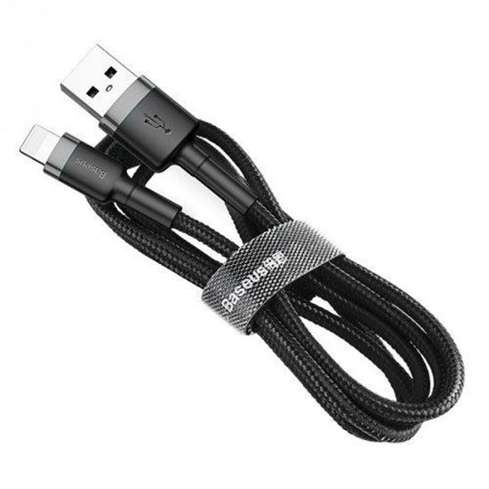 Obrázok z Baseus kábel USB - Lightning, 2,4A, 1 m (čierny)