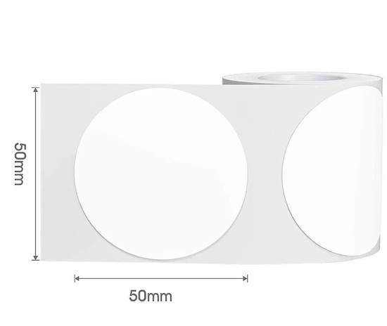 Obrázok z Termoštítky Niimbot samolepky R 50×50 mm 150 ks Okrúhle Niimbot série B